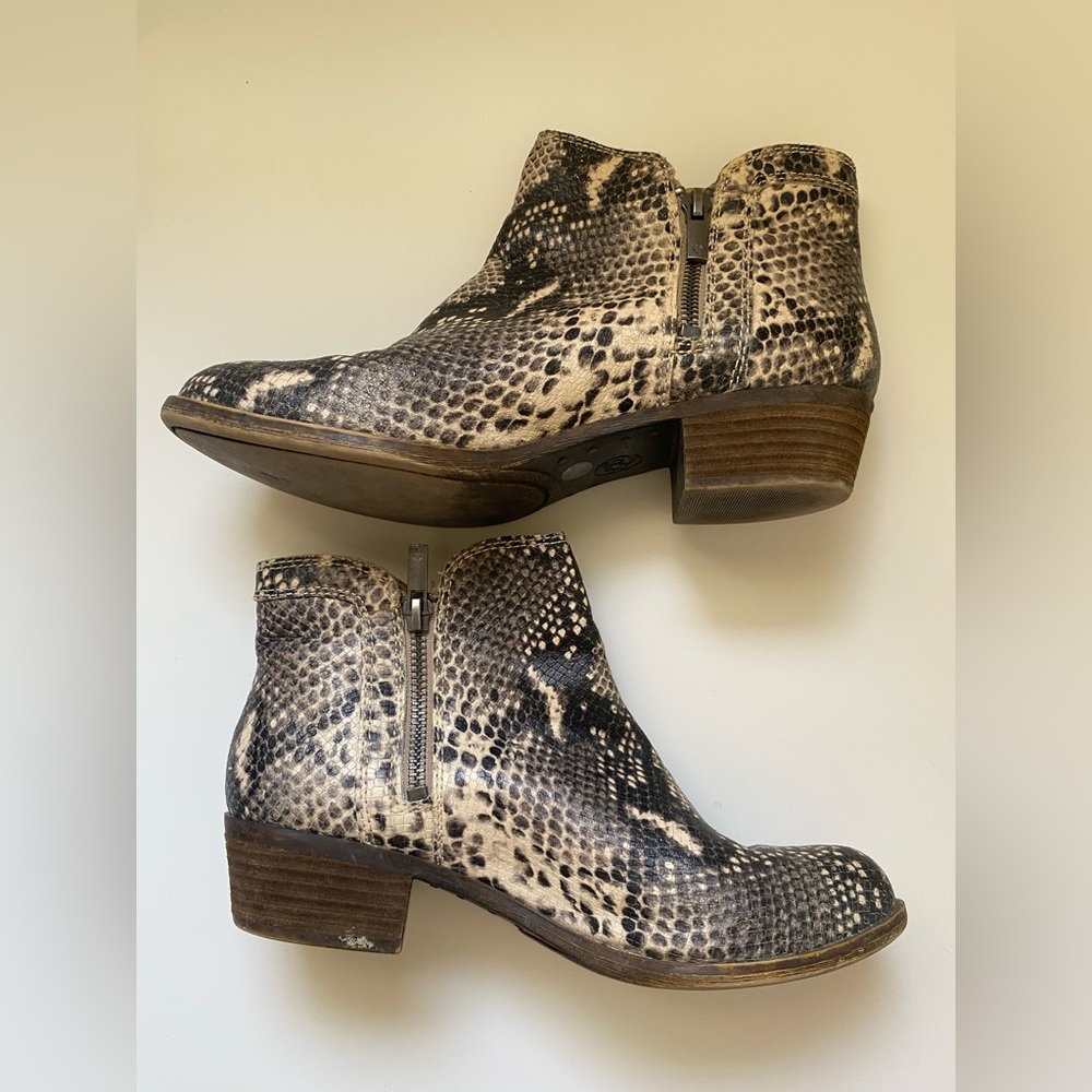 Leather Snakeskin Lucky Brand Boots